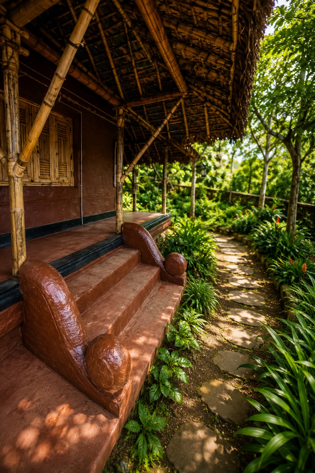 Cottage Veranda & Garden Path